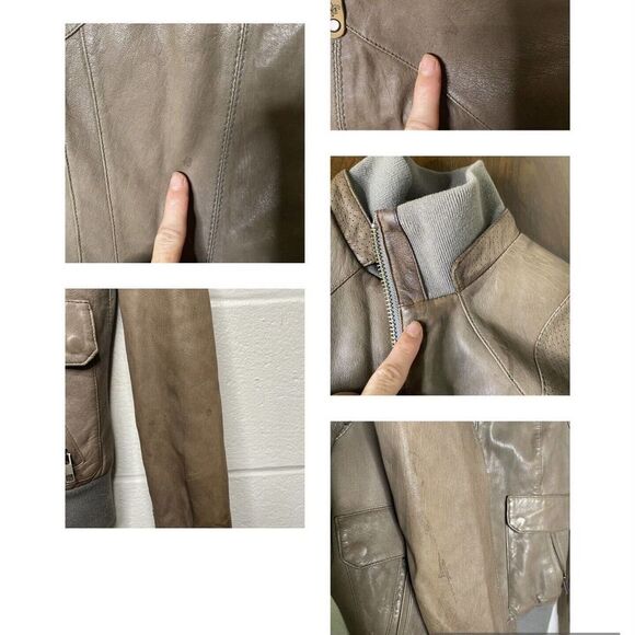 Mackage Lamb Leather Moto Biker Jacket size small - Picture 9 of 10